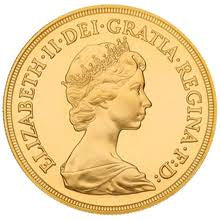 1984 £5 Quintuple Sovereign Elizabeth II 2nd Portrait BU Sealed