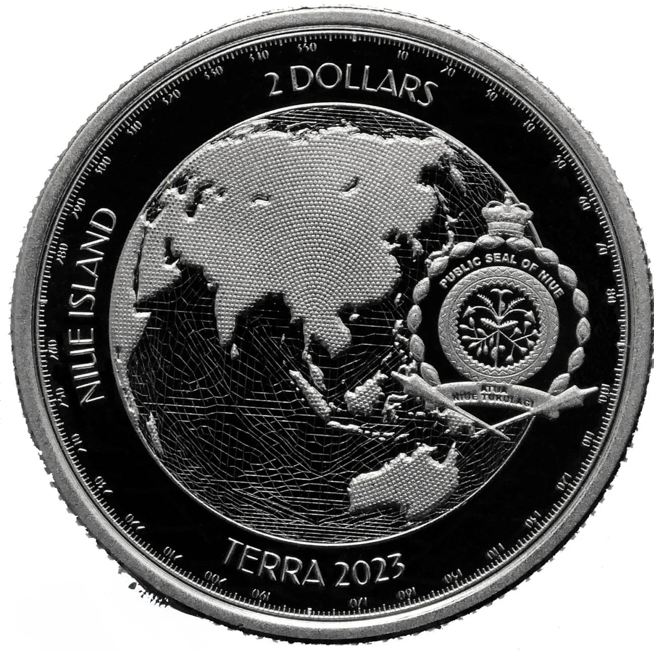 2023 Planet Terra Niue 1oz 999 Silver Bullion Coin