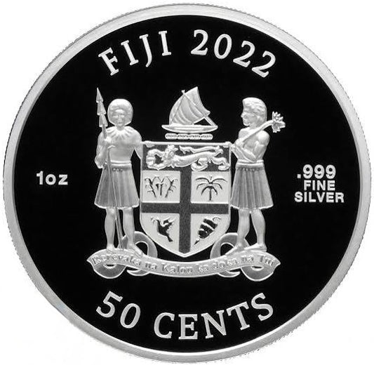 2022 Fiji Dogs 1oz 999 Silver Bullion Coin