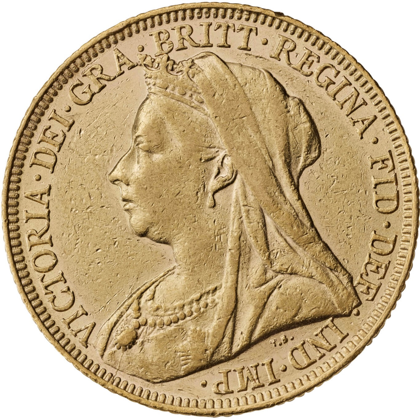 Victoria Veiled Portrait Full Sovereign Random Date/Mint Our Choice