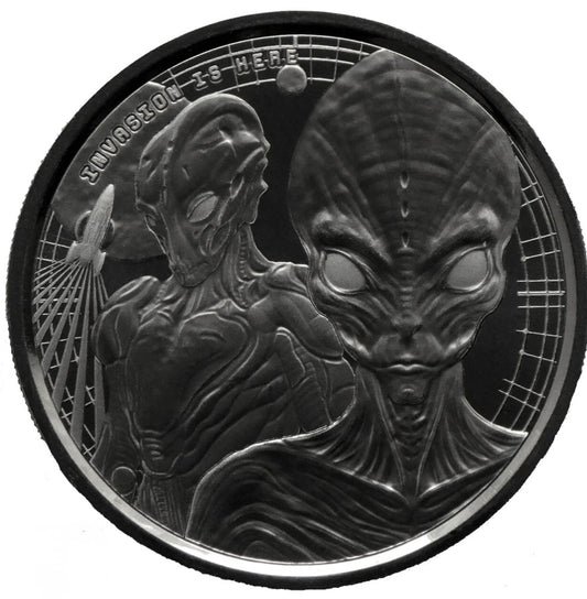2023 Alien Republic of Ghana 1oz 999 Silver Bullion Coin