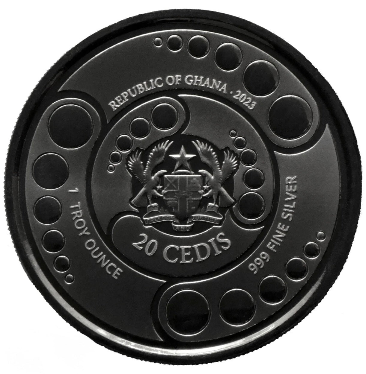 2023 Alien Republic of Ghana 1oz 999 Silver Bullion Coin