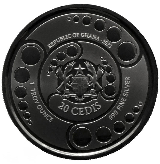 2023 Alien Republic of Ghana 1oz 999 Silver Bullion Coin