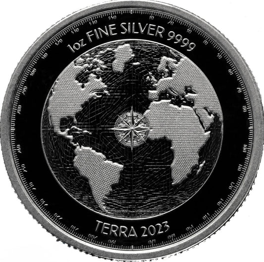 2023 Planet Terra Niue 1oz 999 Silver Bullion Coin