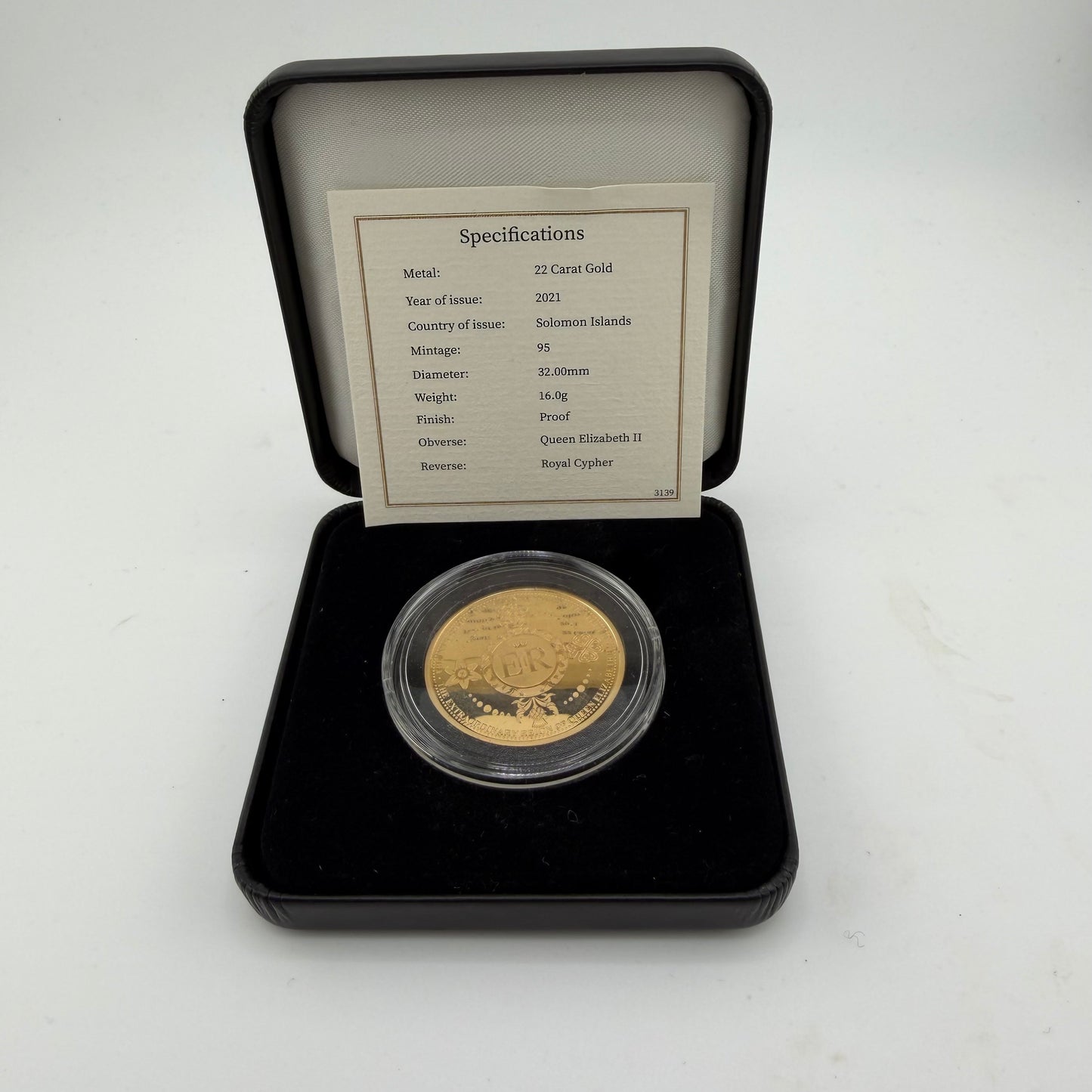 2021 Elizabeth II Platinum Jubilee Half Ounce Coin (16g of 22ct Gold)