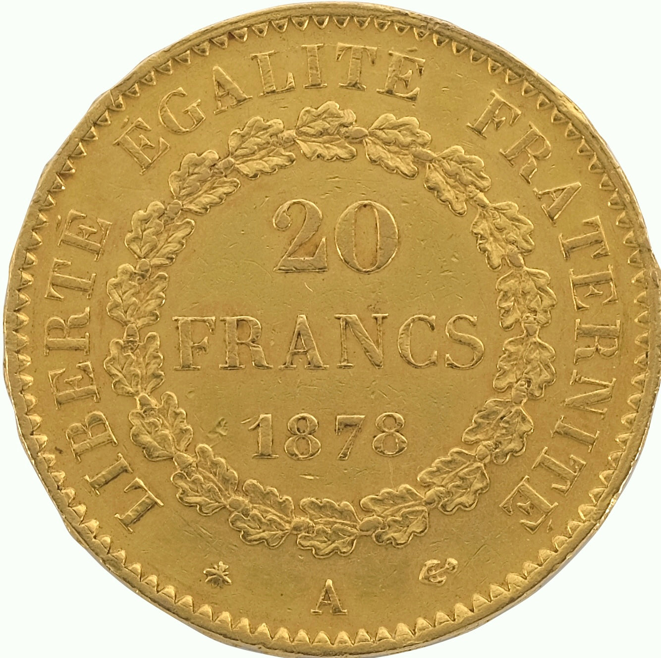 20 French Franc Guardian Angel, 6.45g of 900 Gold - Our Choice
