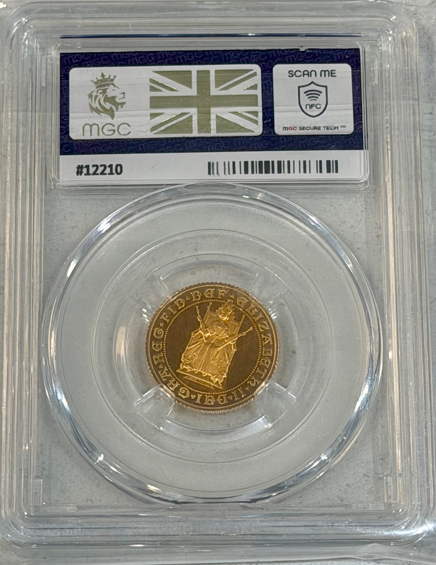 1989 Elizabeth II Gold Proof Sovereign 3-Coin Set Graded PR66-70