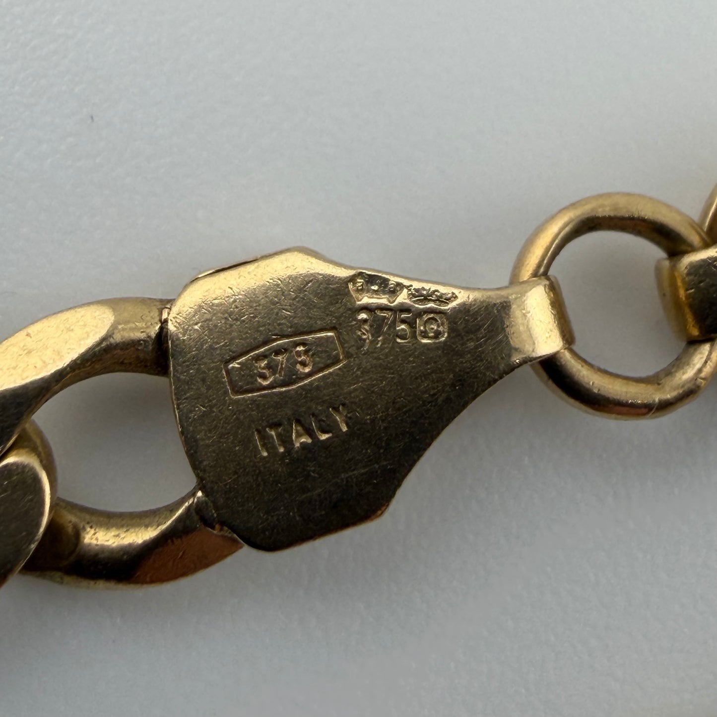 9ct Gold Curb Chain, 5.1mm W, 21in L, Hallmarked 20.5g