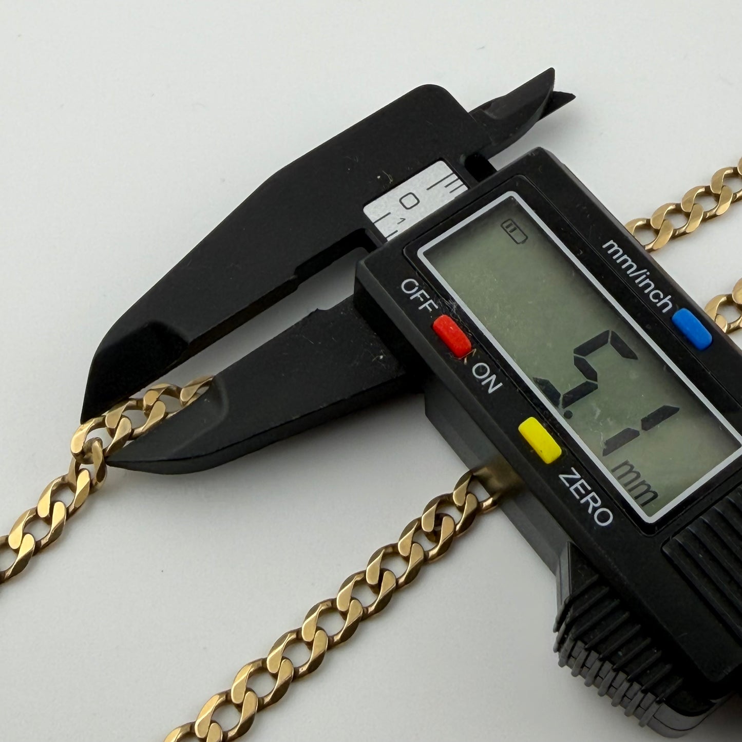 9ct Gold Curb Chain, 5.1mm W, 21in L, Hallmarked 20.5g