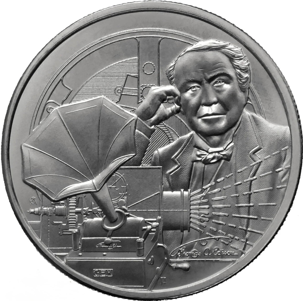 2023 Thomas Edison Icons of Inspiration 1oz 999 Silver Bullion Coin