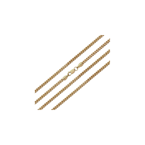 9ct Lady's Franco Gold Chain 2.5 mm Thick, 16in and 9.4g 375 Hallmarked