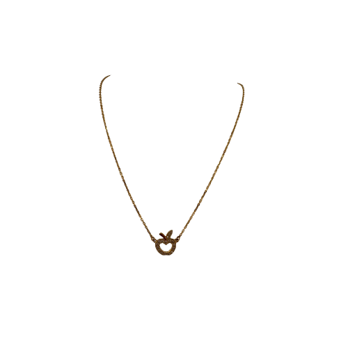 18ct Gold and Diamond Apple Pendant on Fine Gold 16in Box Chain, Hallmarked 3.8g