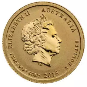 1/20oz Perth Mint 9999 Fine Gold Coin QE2 Our Choice x 1