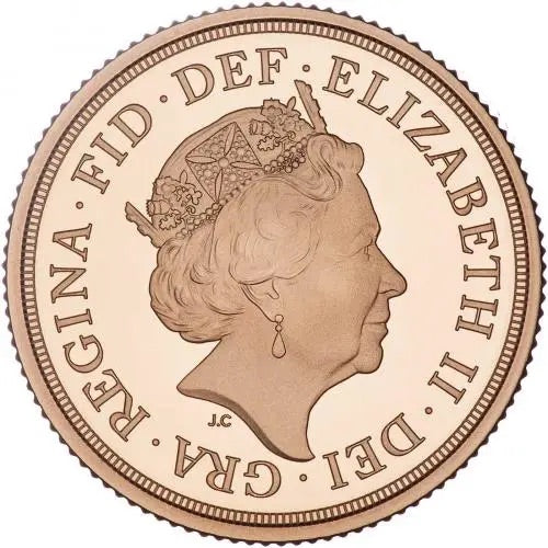 2022 Elizabeth II Platinum Jubilee 22ct Gold Proof Full Sovereign Coin PR68DC PCGS