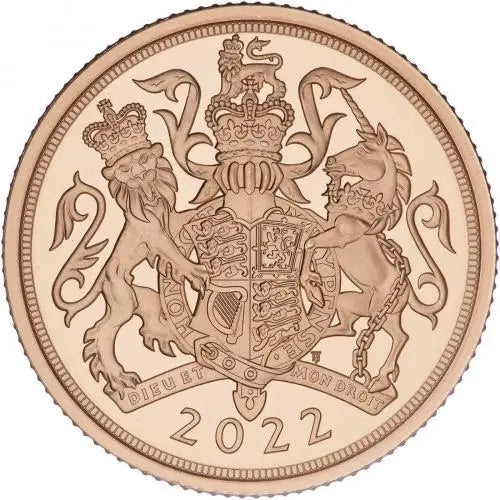 2022 Elizabeth II Platinum Jubilee 22ct Gold Proof Full Sovereign Coin PR68DC PCGS