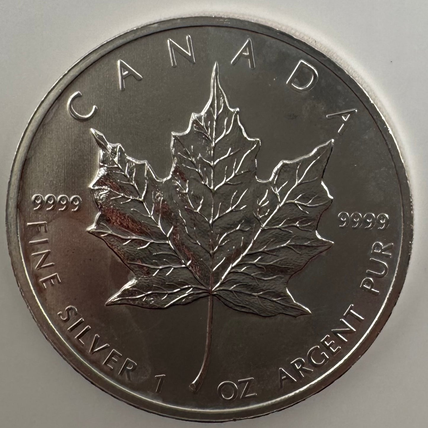 1oz 999 Fine Silver Canadian Maple Secondary Our Choice
