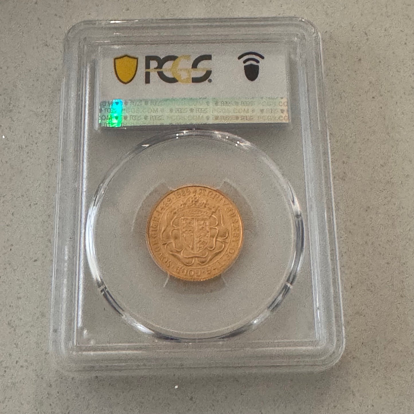 1989 Tudor Rose £1 Pound Full Sovereign Gold Proof Coin PCGS PR66 DCAM