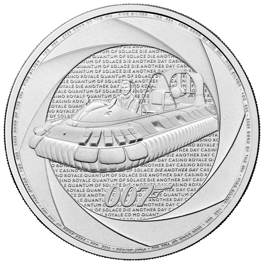 1oz Silver 2024 James Bond of the 00's Bullion Coin Royal Mint