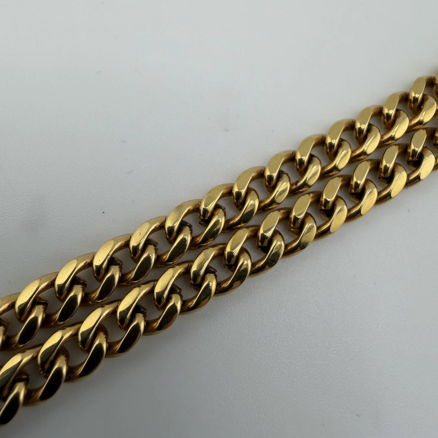 9ct Curb Chain, 5mm Wide, 16.5in Long, Hallmarked 375, 27.1g