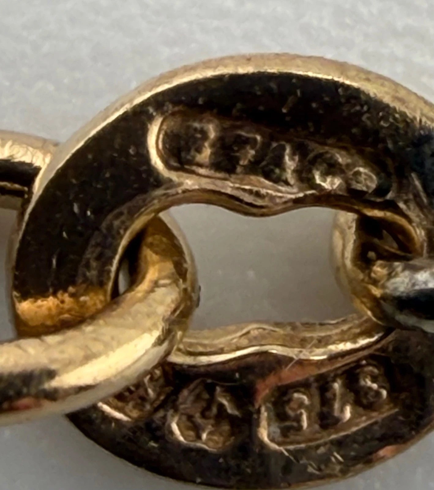 9ct Gold Wheat Link Chain, 2.2mm W, 15in L, Hallmarked 6g Not Scrap