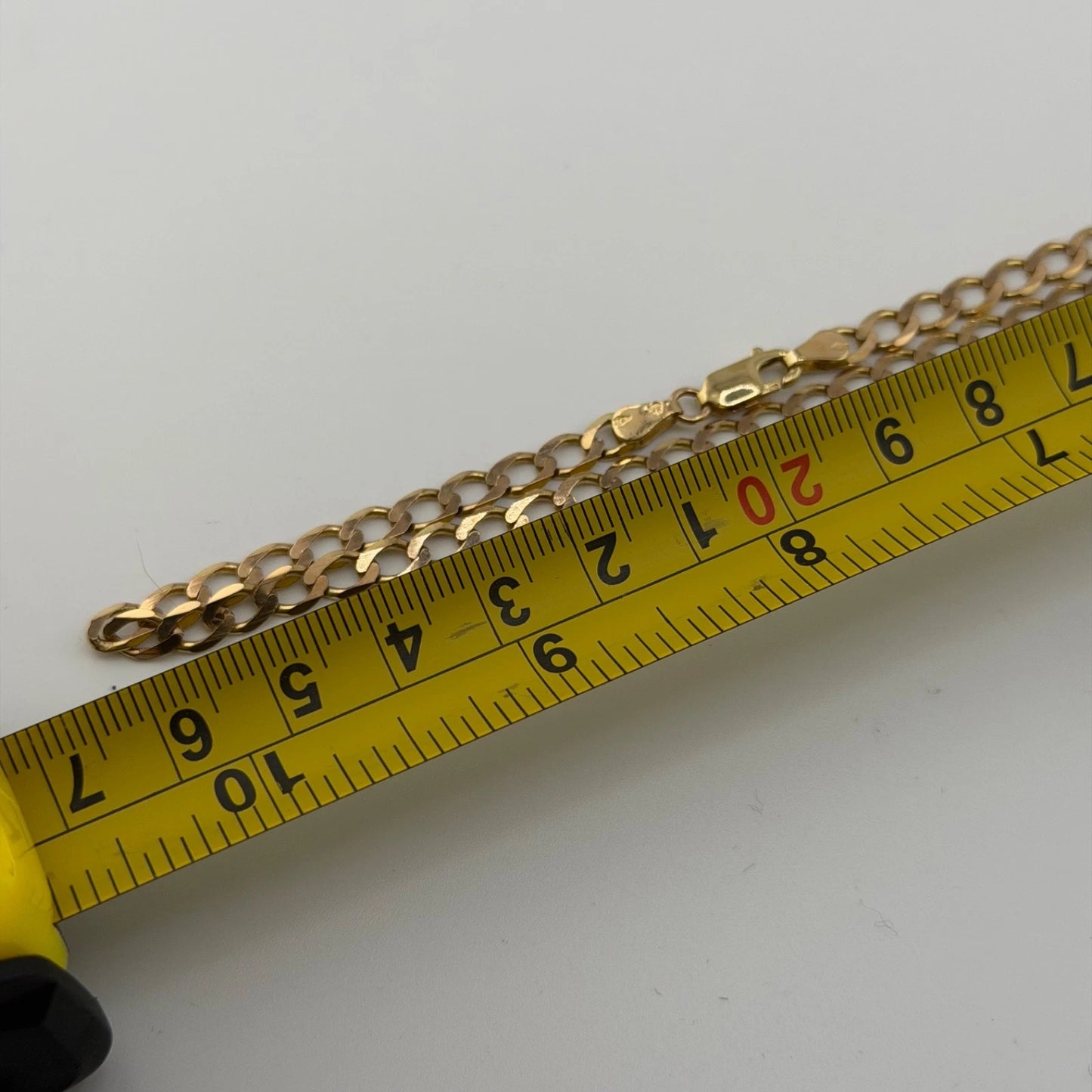 9ct Gold Curb Chain, 4.7mm W, 20in L, Hallmarked 11.2g