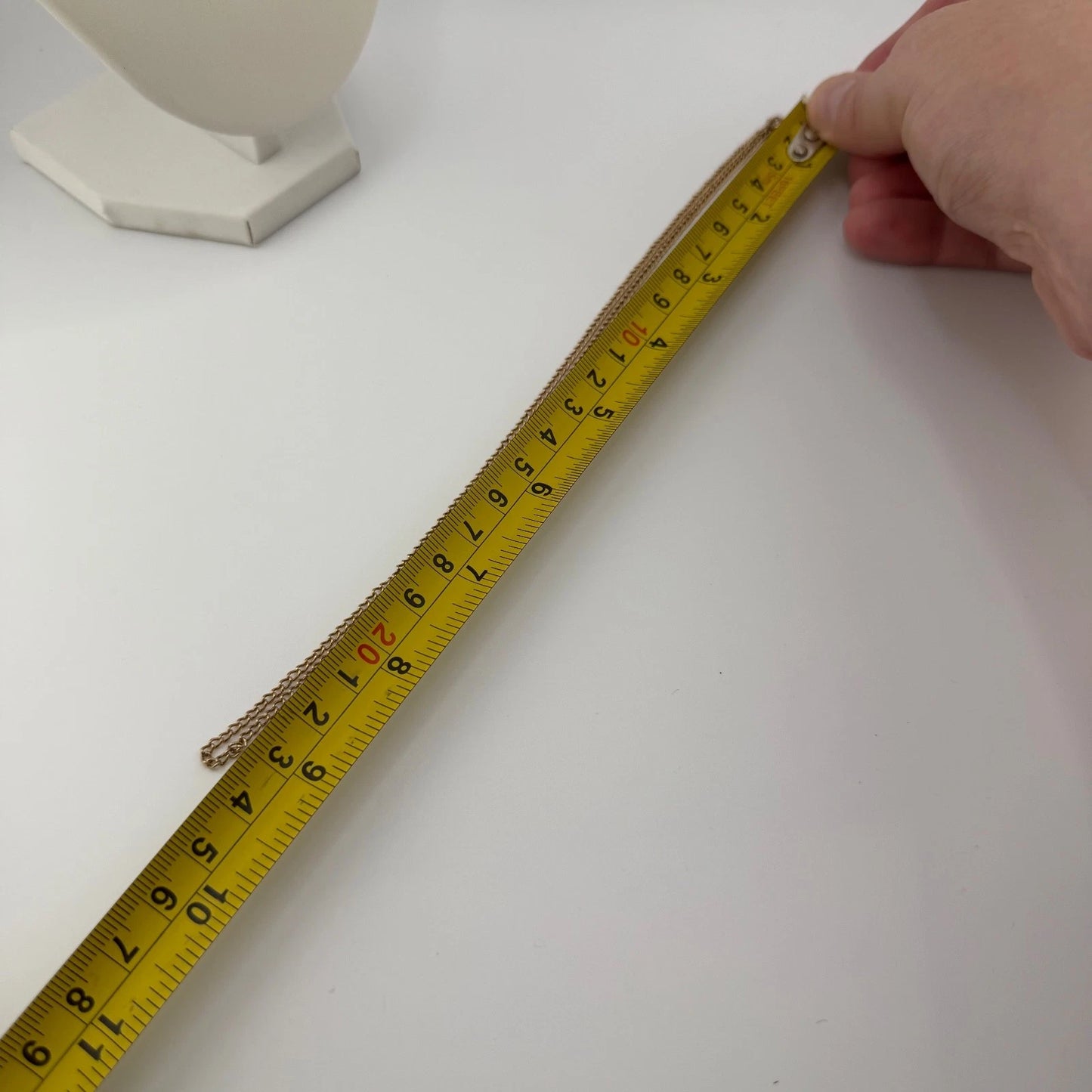 9ct Gold Curb Chain, 2.2mm W, 18in L, Stamped 9ct 5.2g