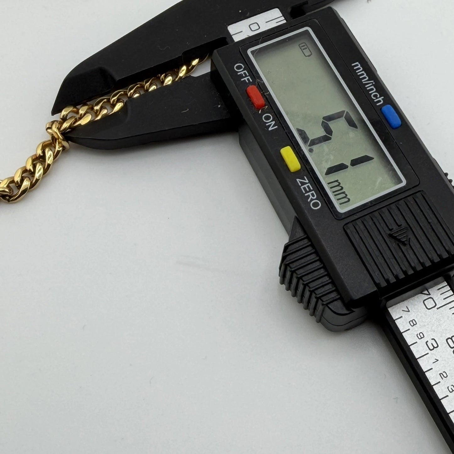 9ct Curb Chain, 5mm Wide, 16.5in Long, Hallmarked 375, 27.1g